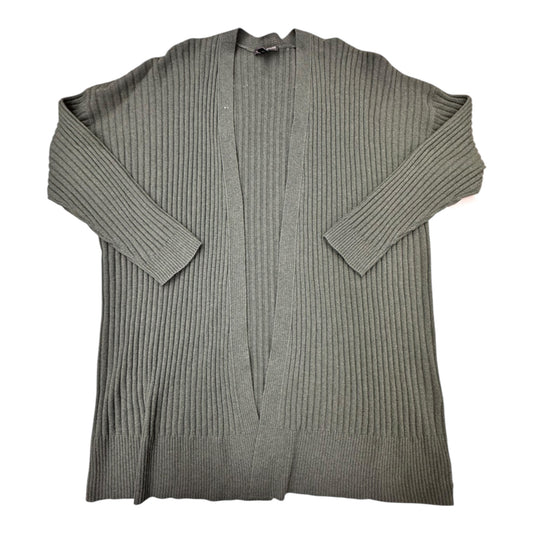 Sweater Cardigan Designer By Eileen Fisher In Green, Size:L