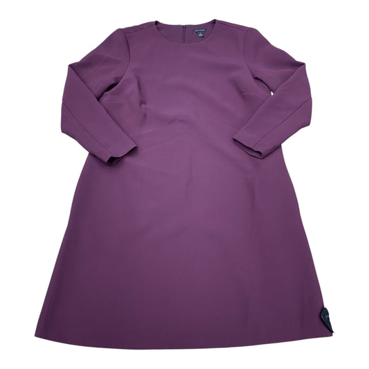 Dress Casual Midi By Ann Taylor In Purple, Size:8P