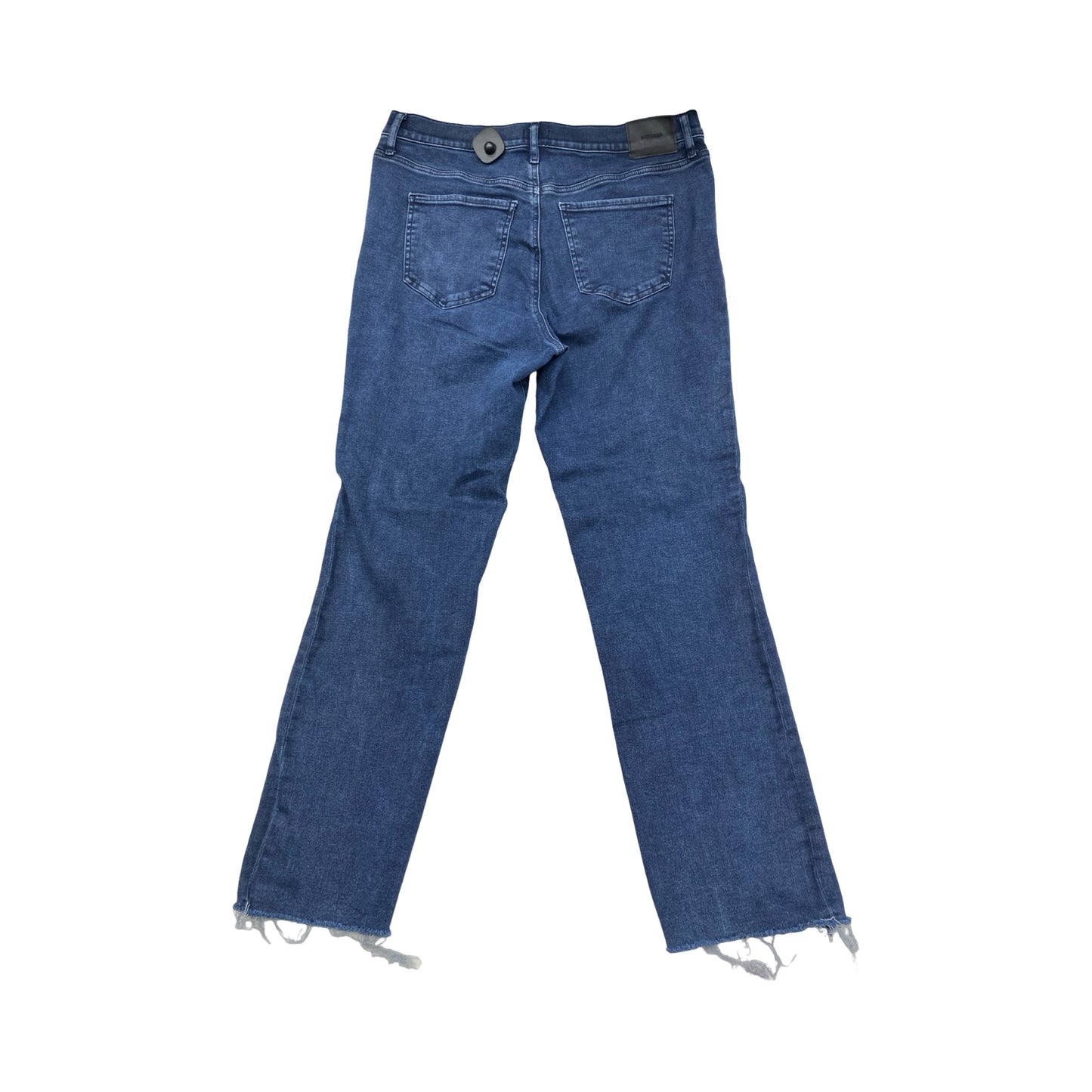 Jeans Straight By Express In Blue Denim, Size:16L