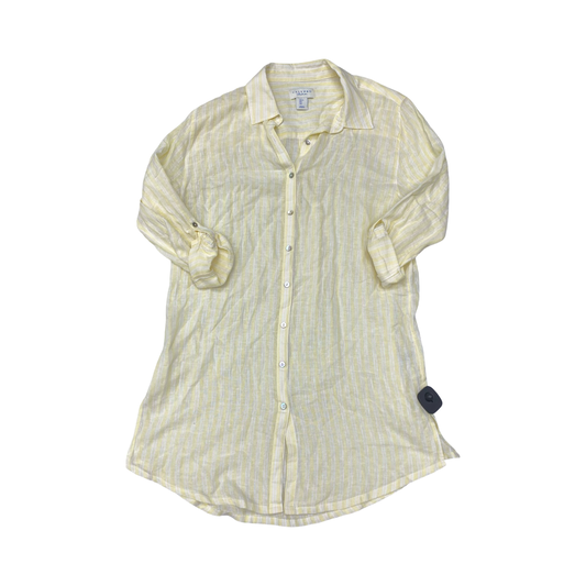 Top 3/4 Sleeve By Calypso St Barth In Yellow, Size:L