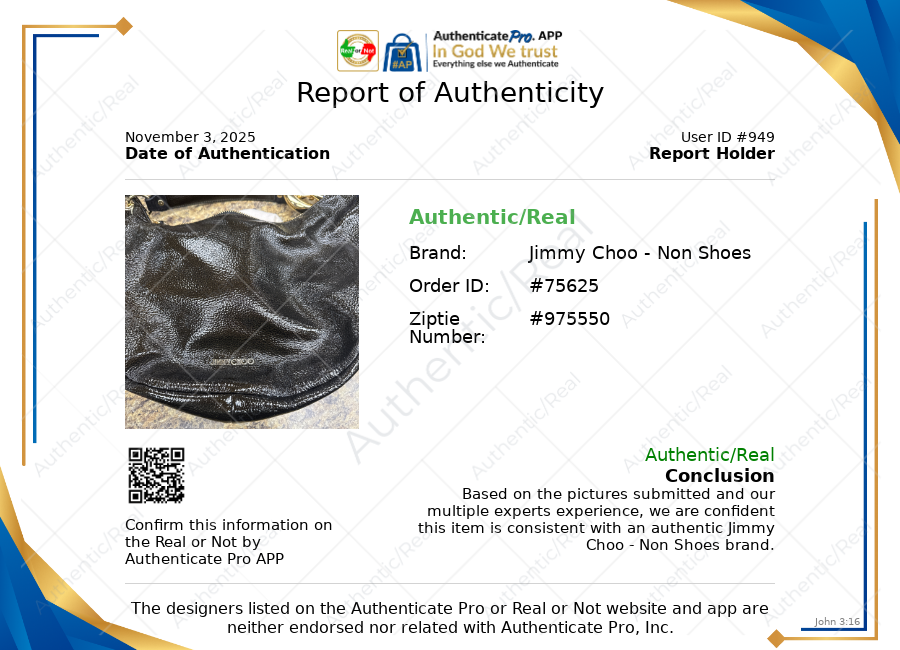 Handbag Luxury Designer By Jimmy Choo In Black, Size:Small