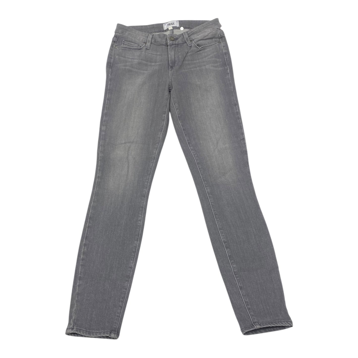 Jeans Skinny By Paige In Grey Denim, Size:6