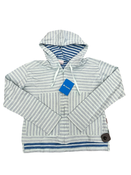 Athletic Top Ls Hoodie By Columbia In Striped Pattern, Size:S
