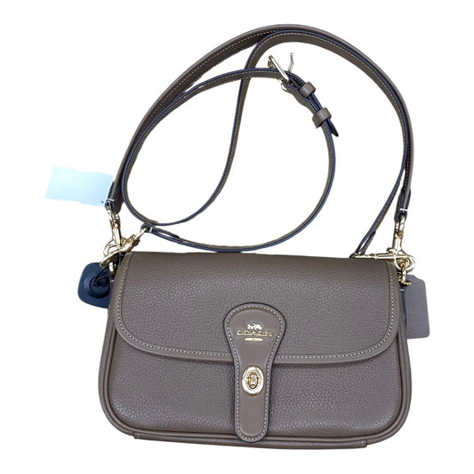 Handbag Designer By Coach In Taupe, Size:Medium