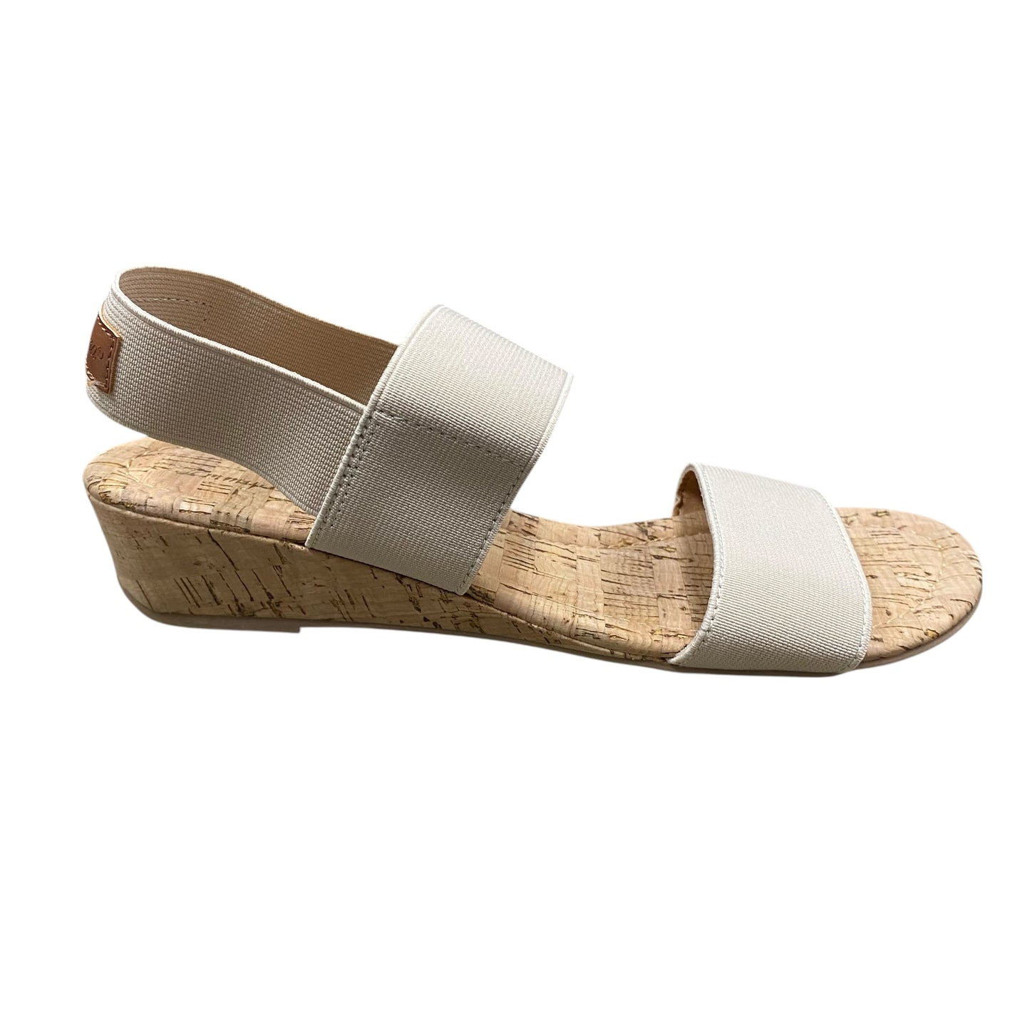 Shoes Heels Wedge By Tommy Bahama In Beige, Size:7.5