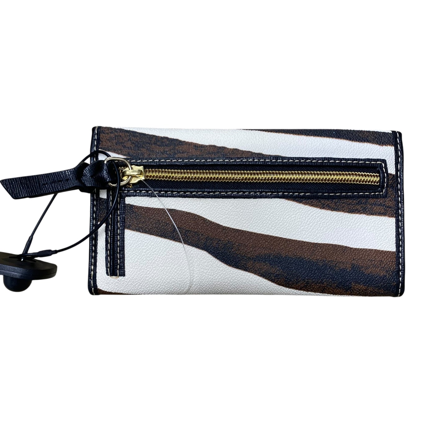 Wallet Designer By Dooney And Bourke In Brown & White, Size:Medium