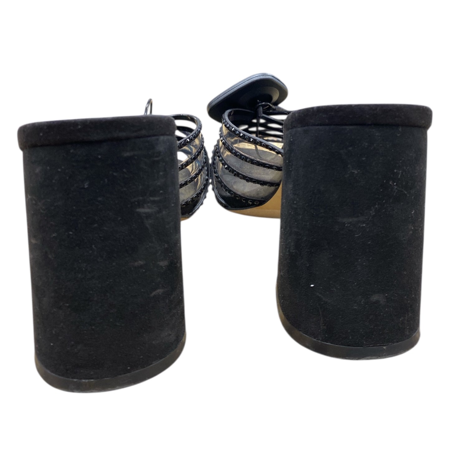 Sandals Heels Block By Cmc In Black, Size:6