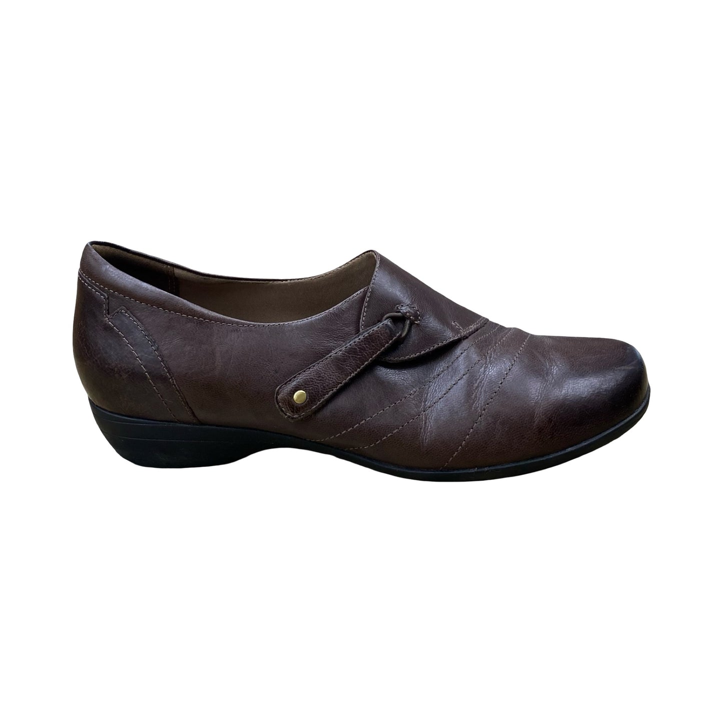 Shoes Heels Block By Dansko In Brown, Size:10