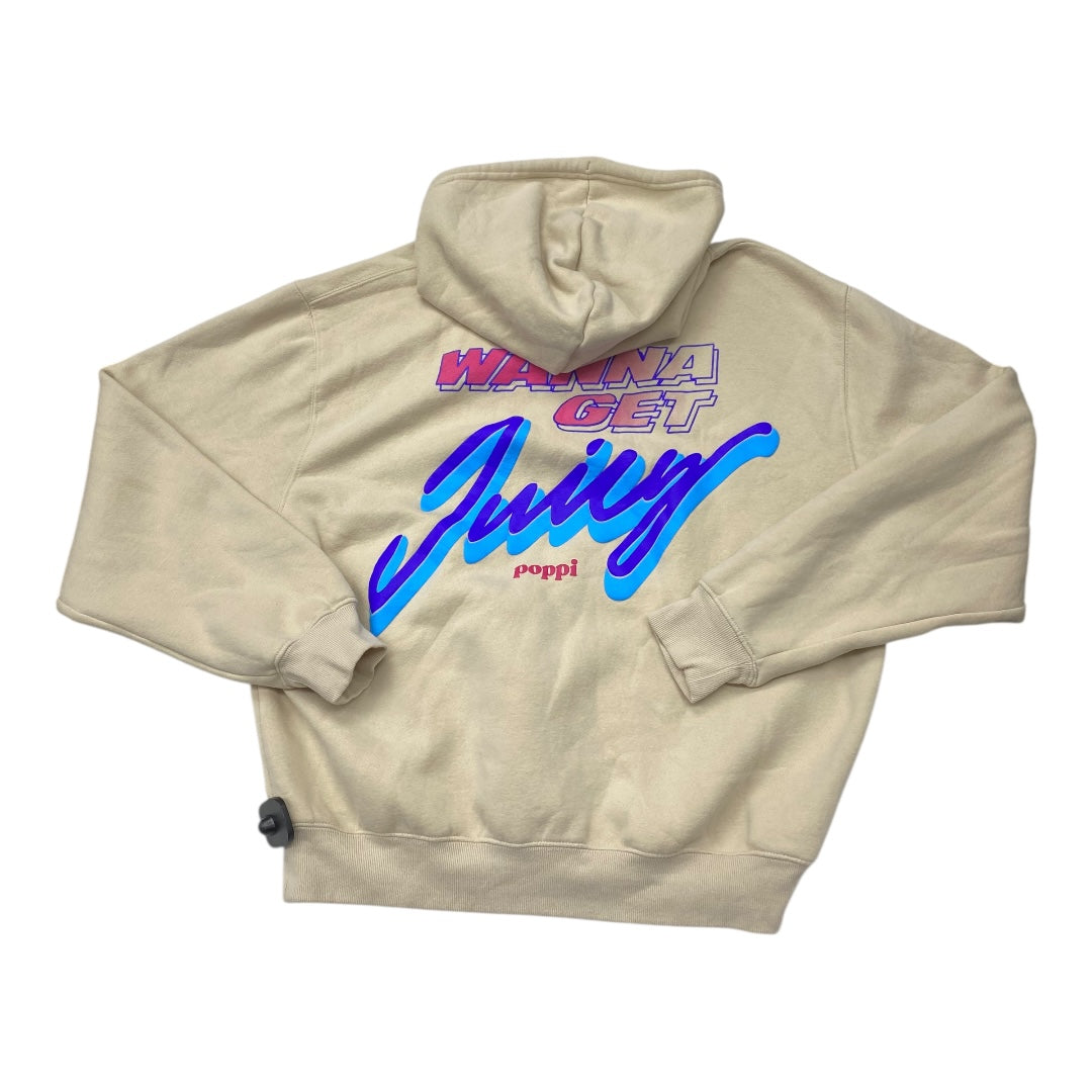 Sweatshirt Hoodie By Cmc In Beige, Size:L
