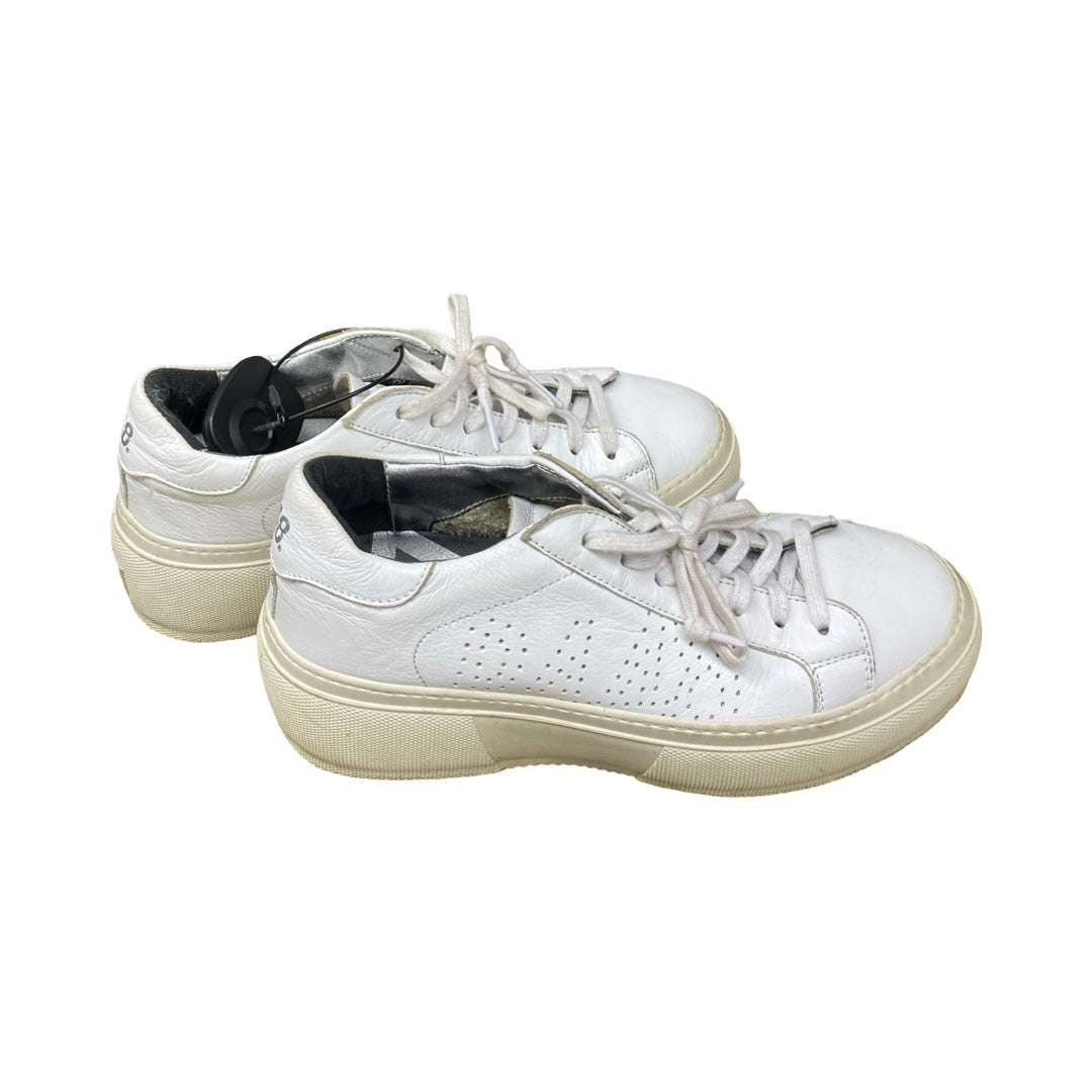 Shoes Sneakers By P448 In White, Size:8.5