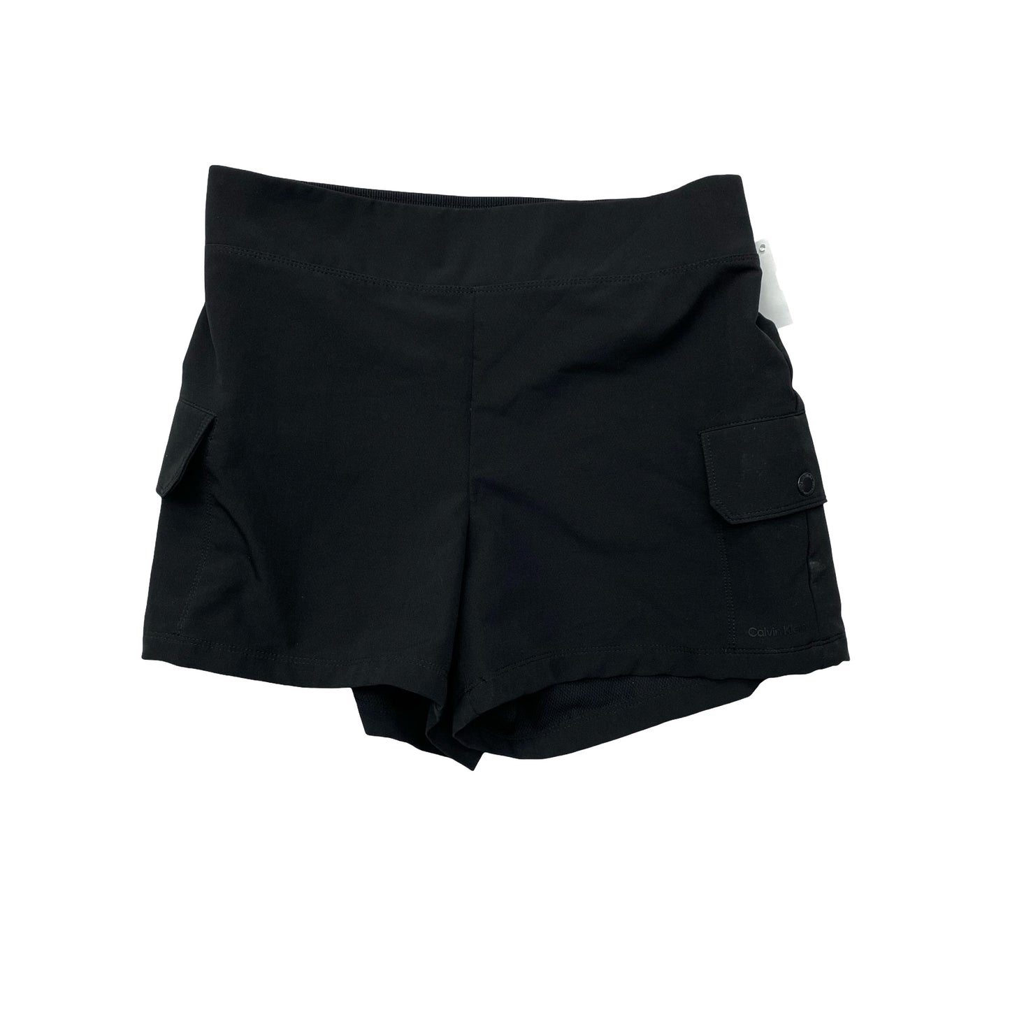 Athletic Shorts By Calvin Klein In Black, Size:S