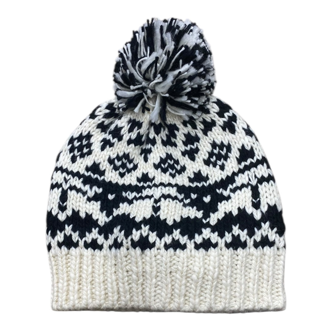 Hat Beanie By J. Jill In Black & White