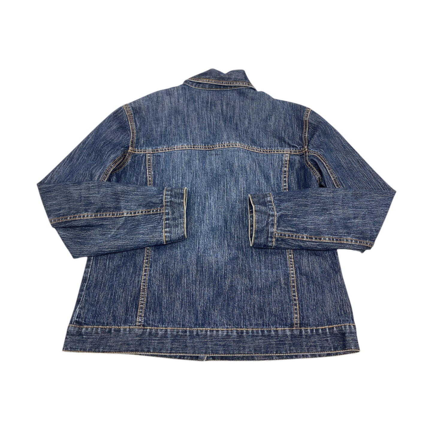 Jacket Denim By Chicos In Blue Denim, Size:S