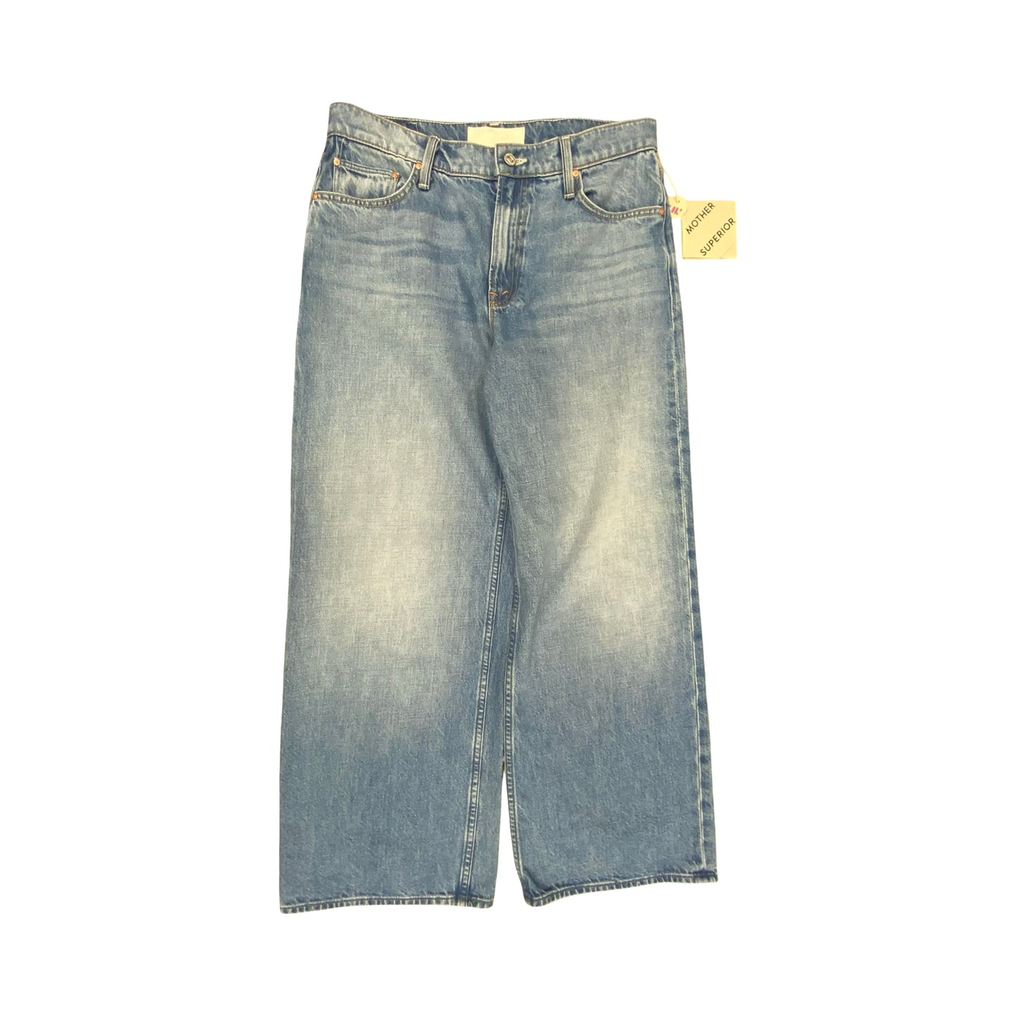 Jeans Wide Leg By Mother In Blue Denim, Size:6