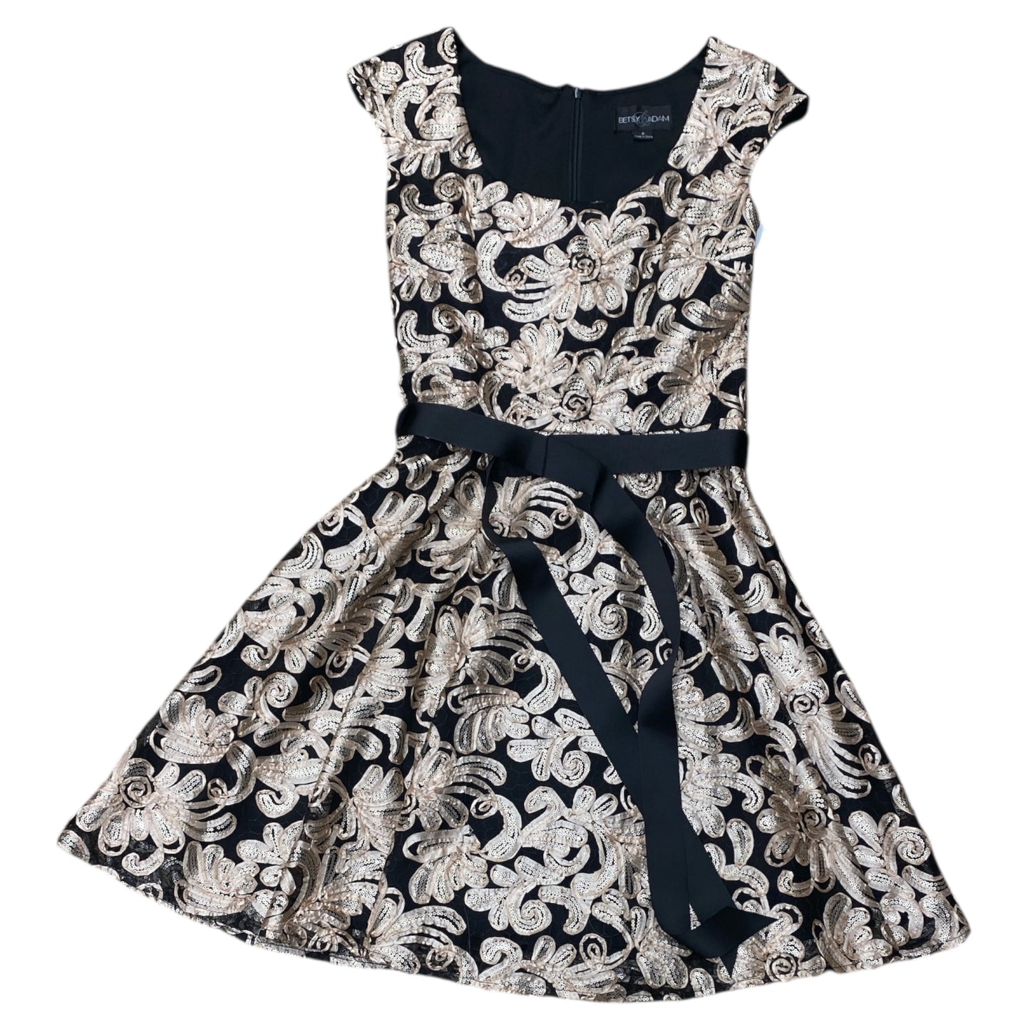 Dress Party Short By Cmb In Black & Pink, Size:6