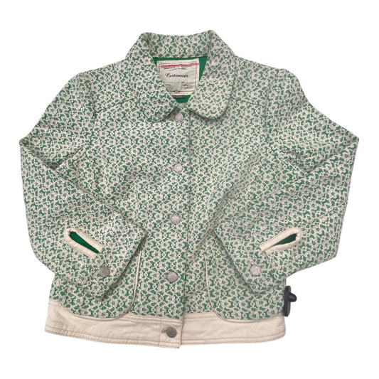 Blazer By Cartonnier In Green & White, Size:S