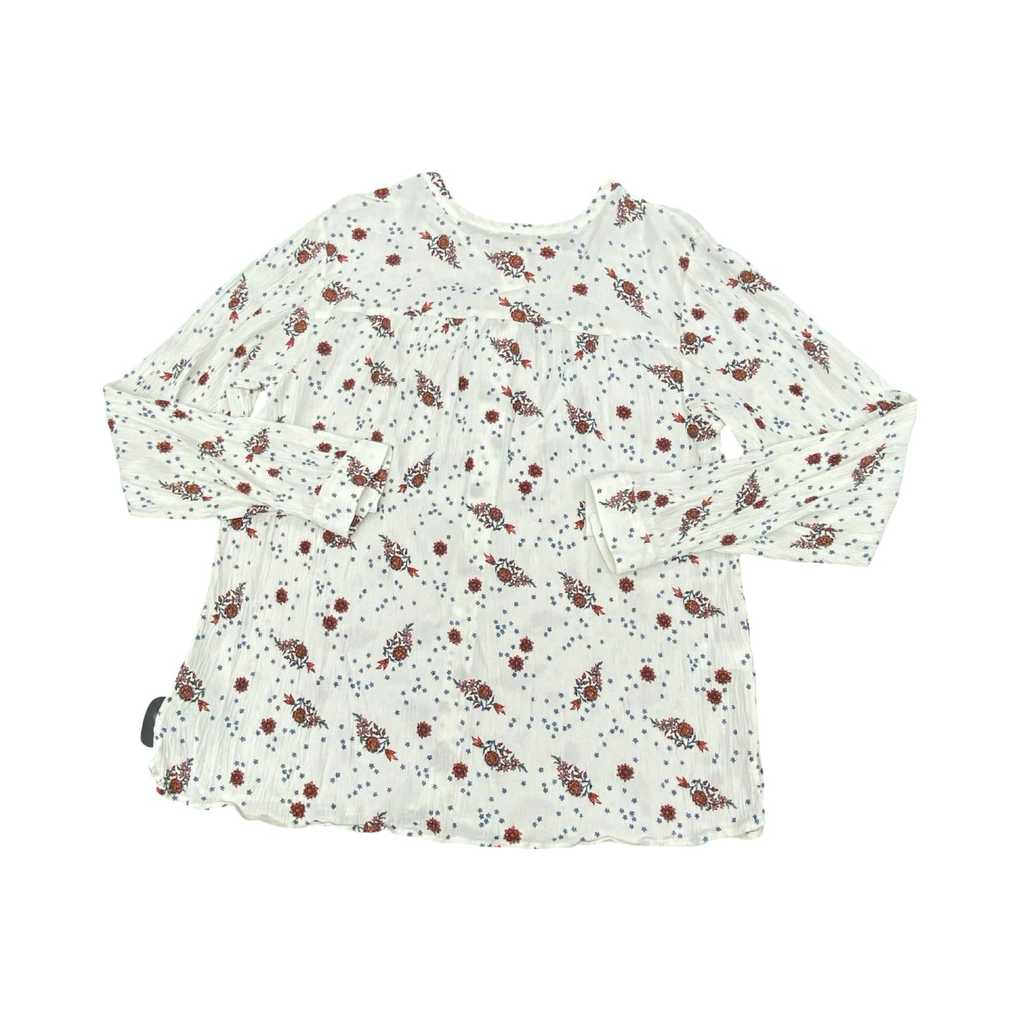 Top Ls By Loft In Floral Print, Size:L
