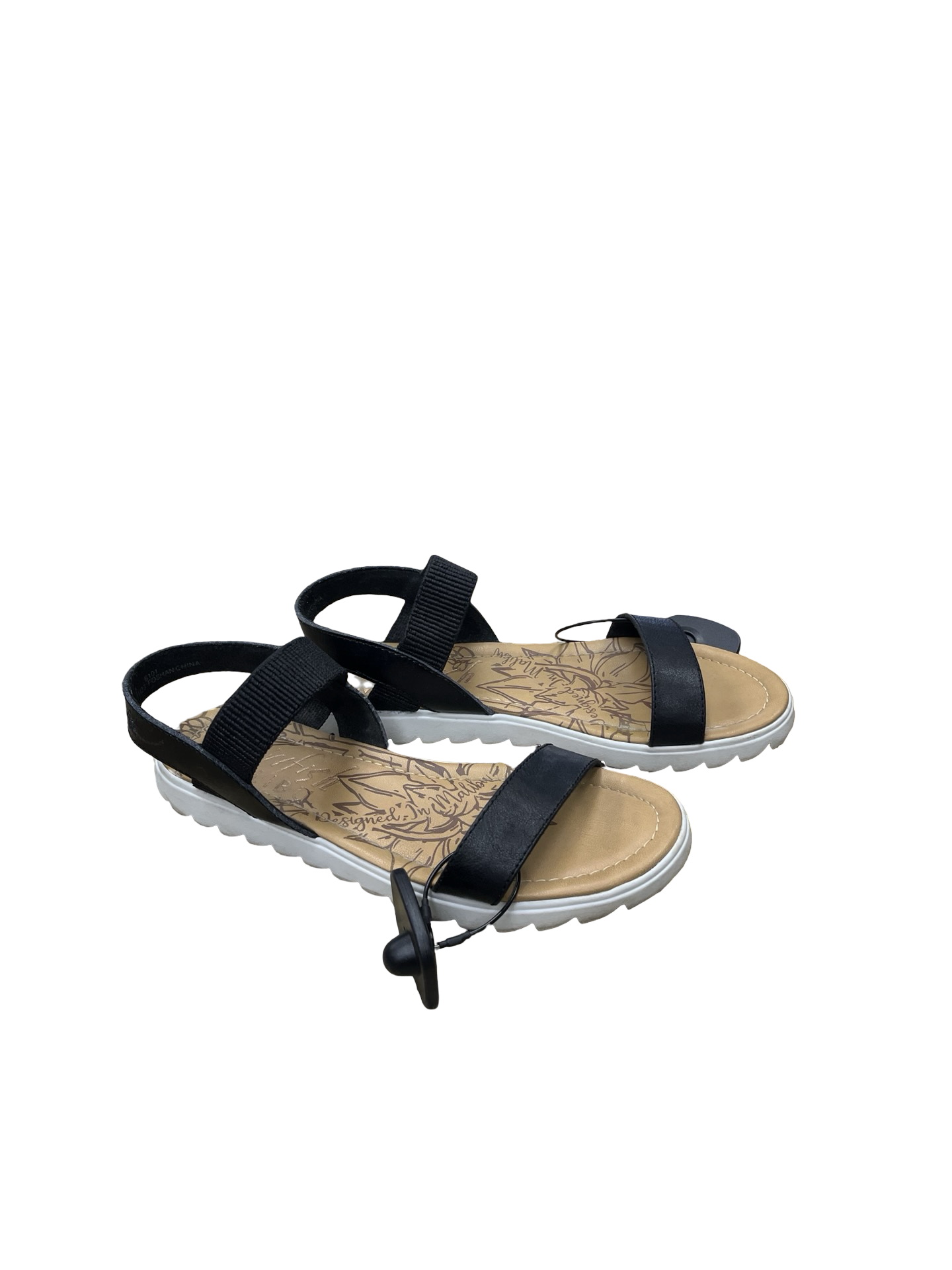 Sandals Flats By Blowfish In Blue & Brown, Size:5