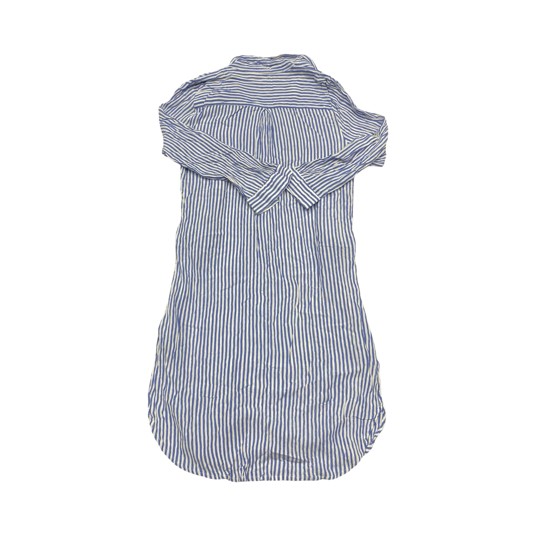 Dress Casual Midi By Tahari In Striped Pattern, Size:L