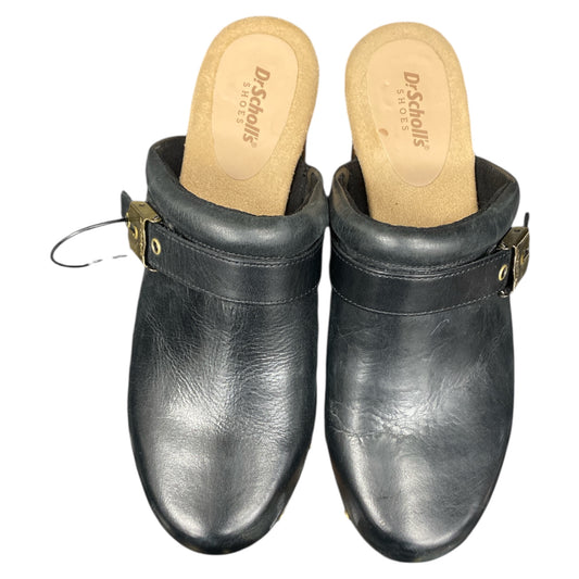 Shoes Heels Block By Dr Scholls In Black, Size:9