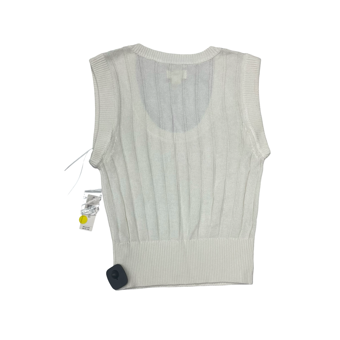 Vest Sweater By Maeve In Ivory, Size:Xs