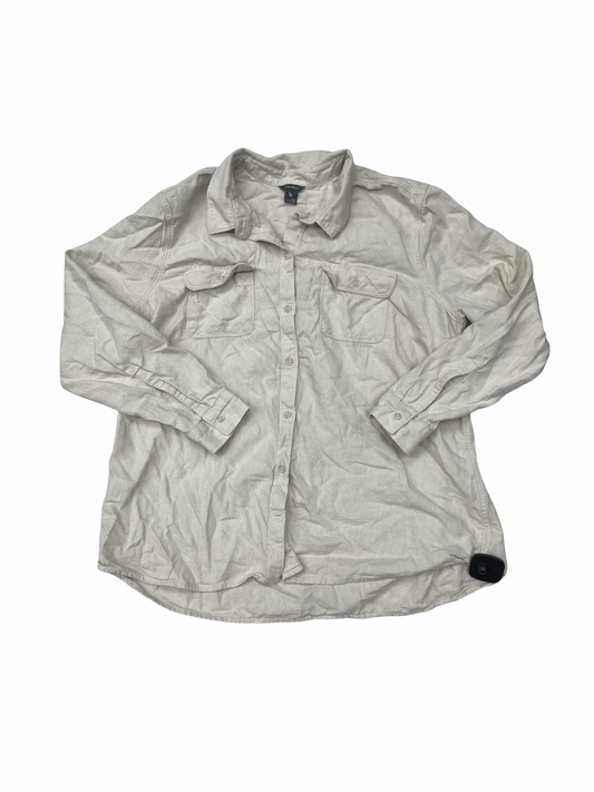 Top Ls By Eddie Bauer In Beige, Size:2X
