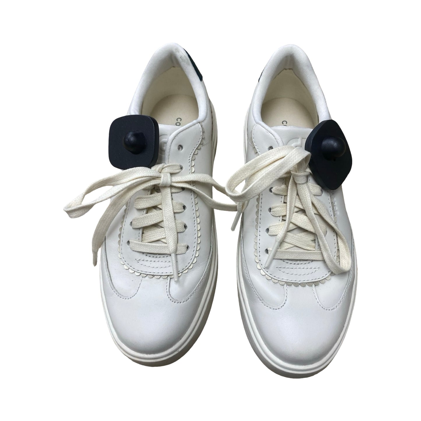 Shoes Sneakers By Cole-Haan In Ivory & Green, Size:7