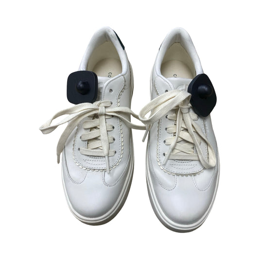 Shoes Sneakers By Cole-Haan In Ivory & Green, Size:7