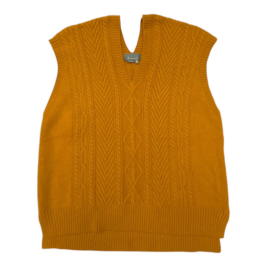 Vest Sweater By Anthropologie In Gold, Size:Osfm