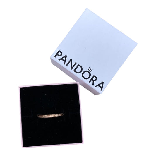 Ring Band By Pandora In Rose Gold, Size:7