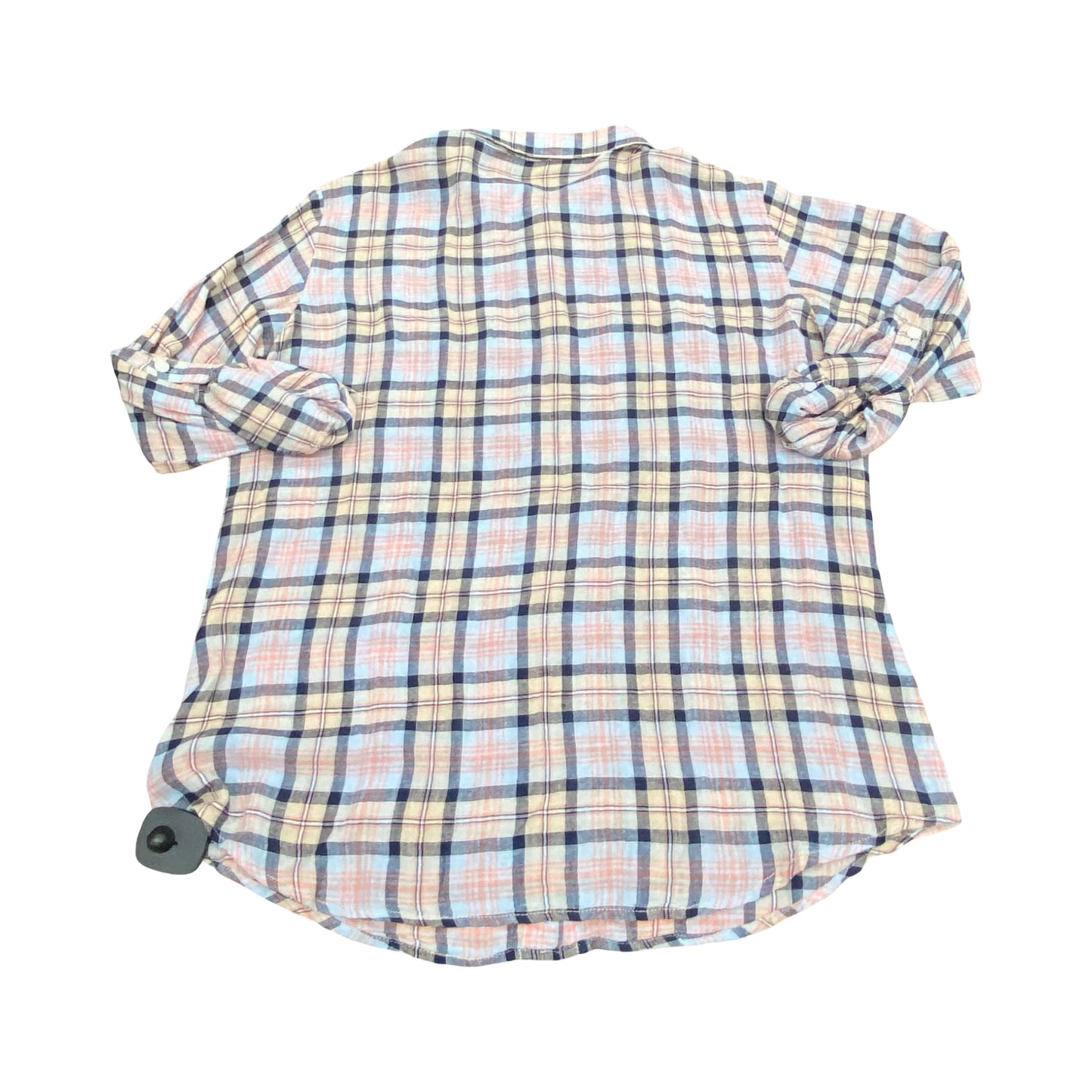 Top Ls By Sanctuary In Plaid Pattern, Size:M