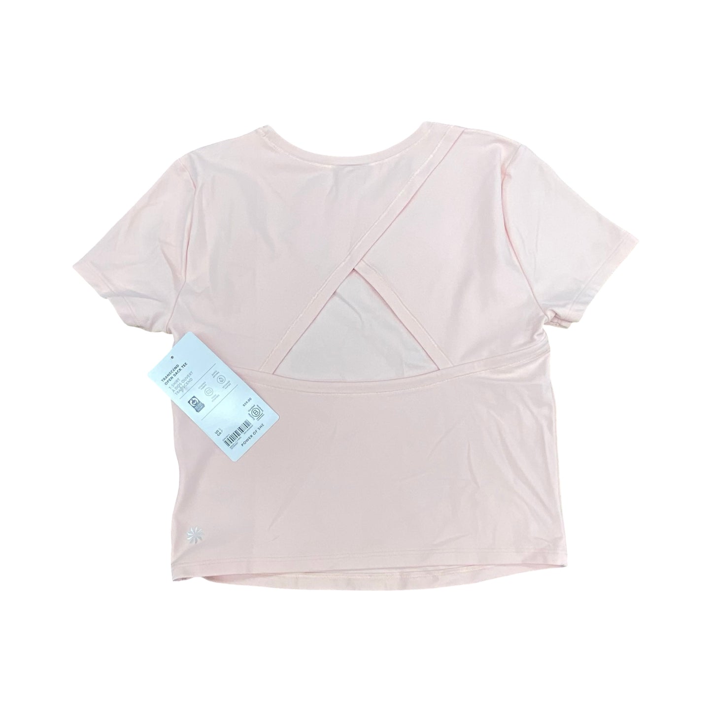 Athletic Top Ss By Athleta In Pink, Size:S