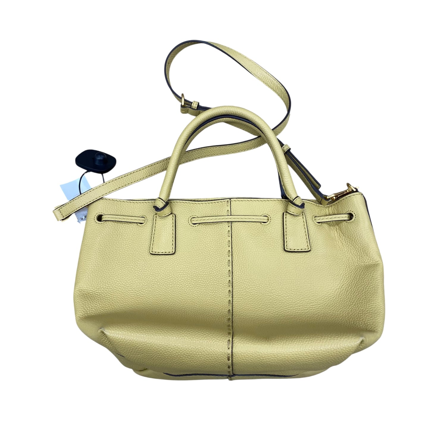 Handbag Designer By Tory Burch In Yellow, Size:Small