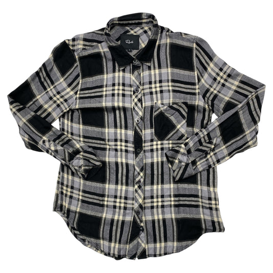 Top Ls By Rails In Plaid Pattern, Size:S