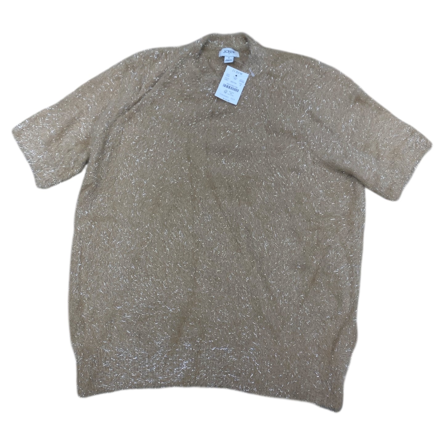 Sweater Ss By J. Crew In Brown & Silver, Size:S