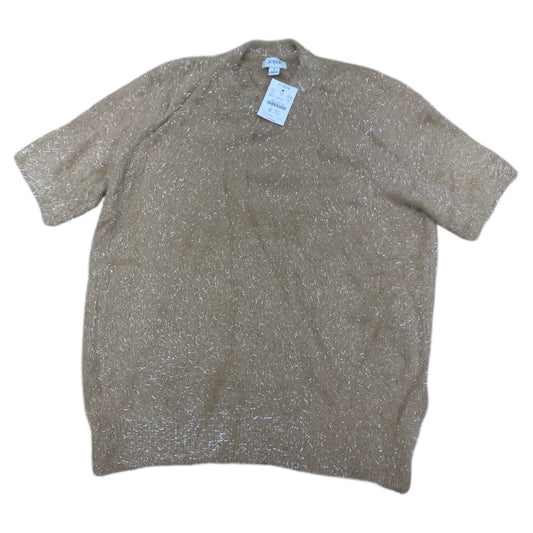 Sweater Ss By J. Crew In Brown & Silver, Size:S