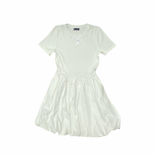 Dress Casual Midi By Gap In White, Size:M