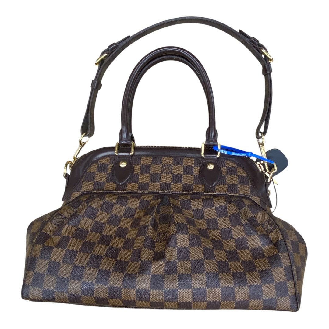 Handbag Luxury Designer By Louis Vuitton In Brown, Size:Medium