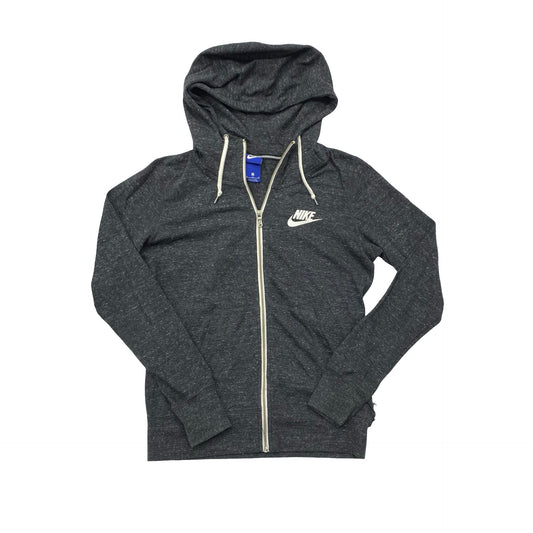 Athletic Jacket By Nike In Grey, Size:M