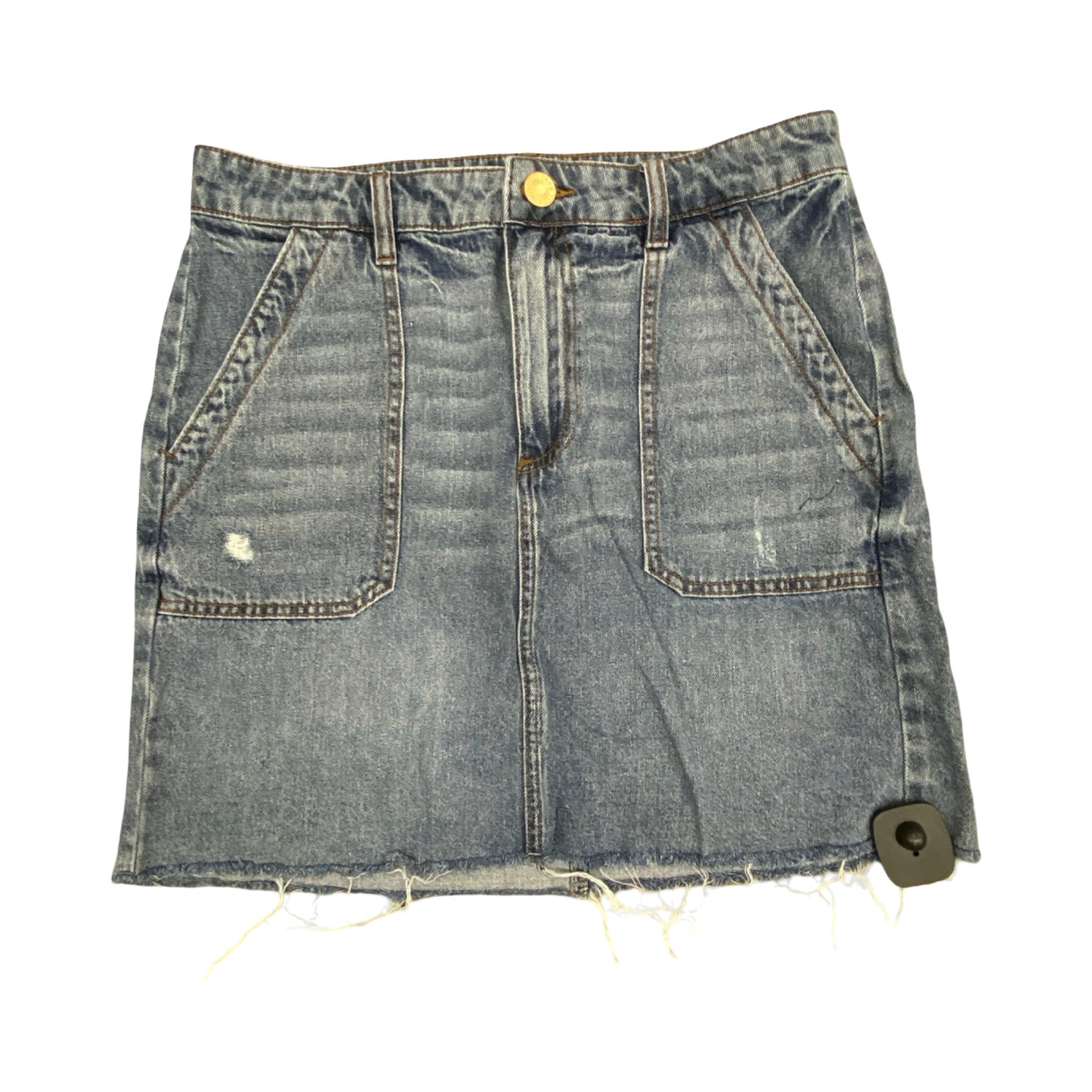 Skirt Mini & Short By Kut In Blue Denim, Size:6