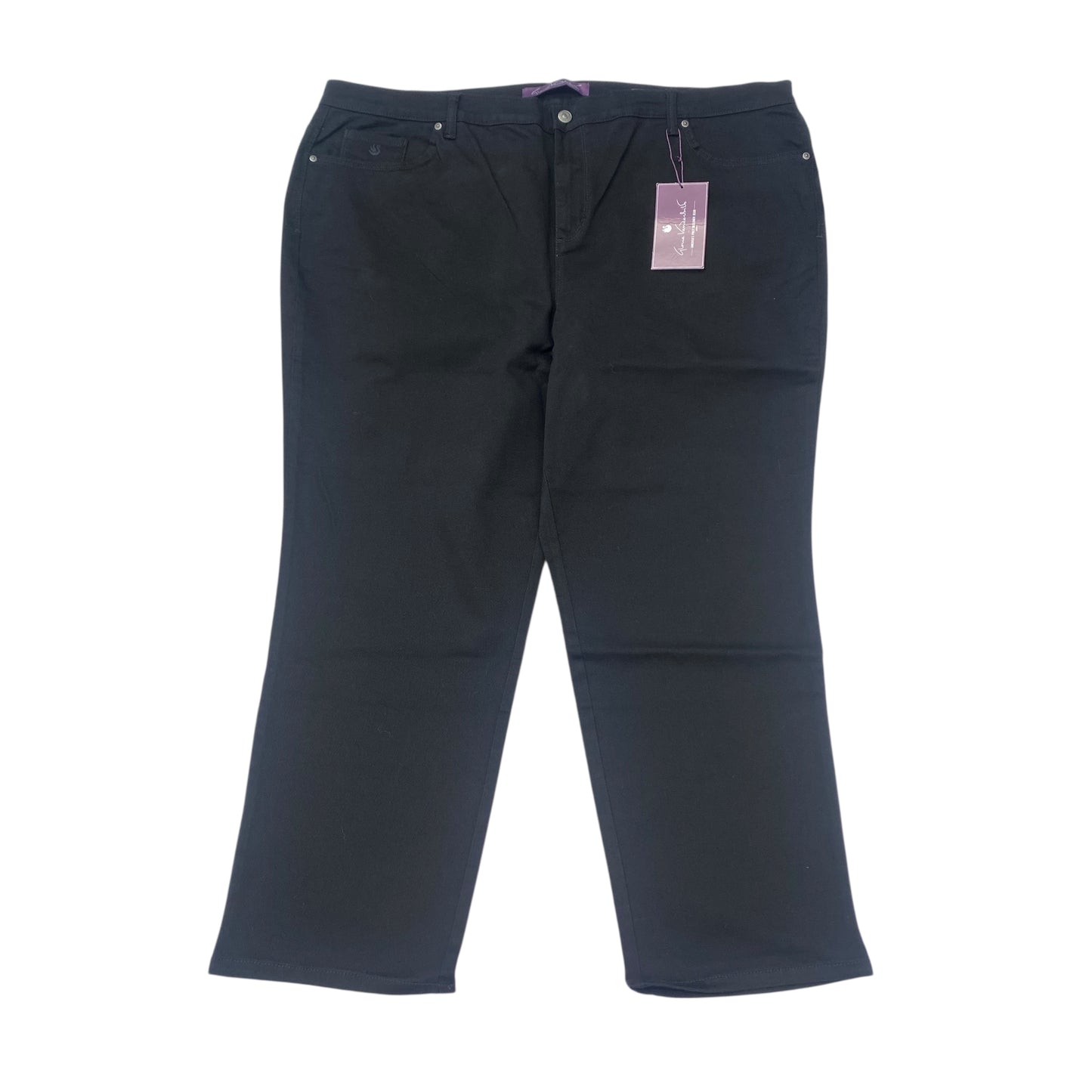 Jeans Skinny By Gloria Vanderbilt In Black, Size:22