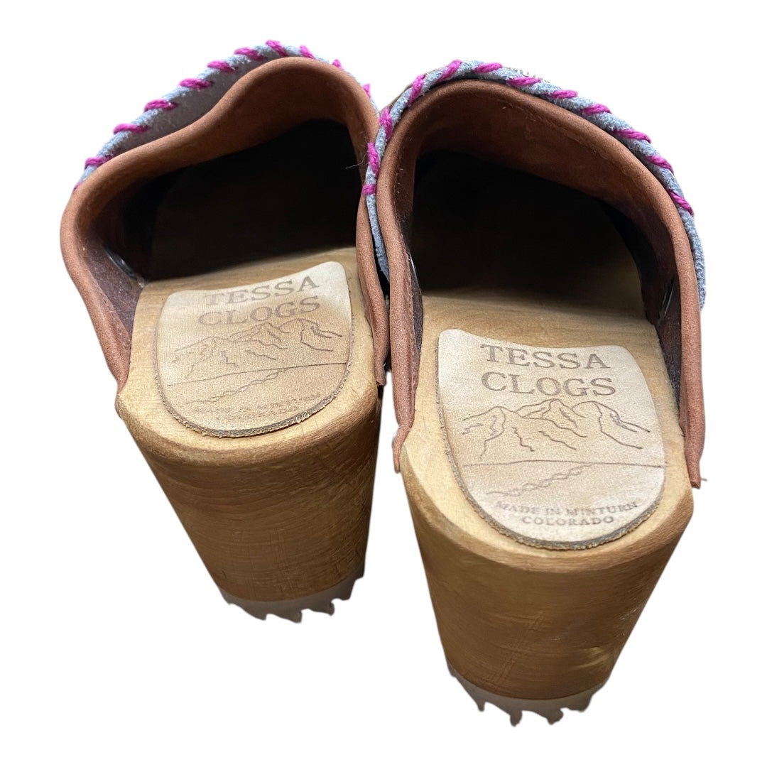 Shoes Heels Block By Cmb In Brown, Size:6.5