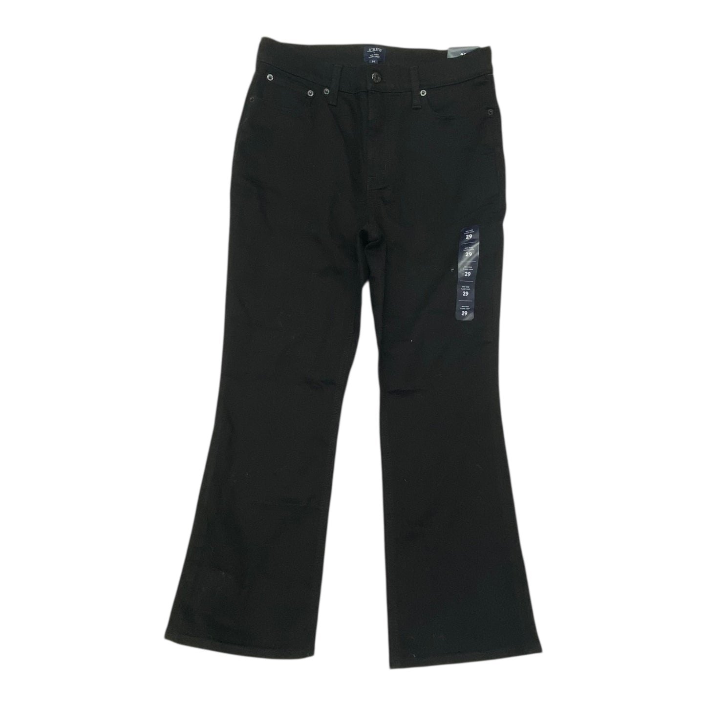 Jeans Flared By J. Crew In Black, Size:8