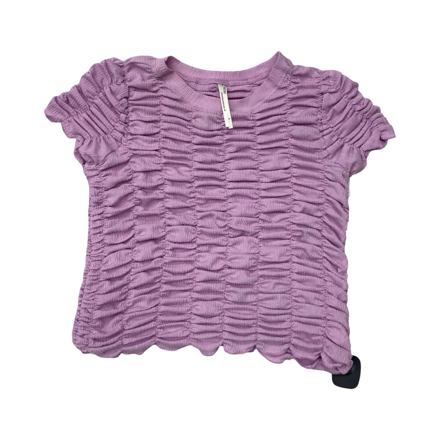 Top Ss By Anthropologie In Purple, Size:M