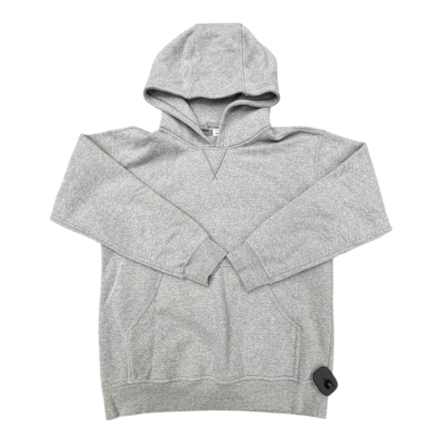 Athletic Sweatshirt Hoodie By Lululemon In Grey, Size:8