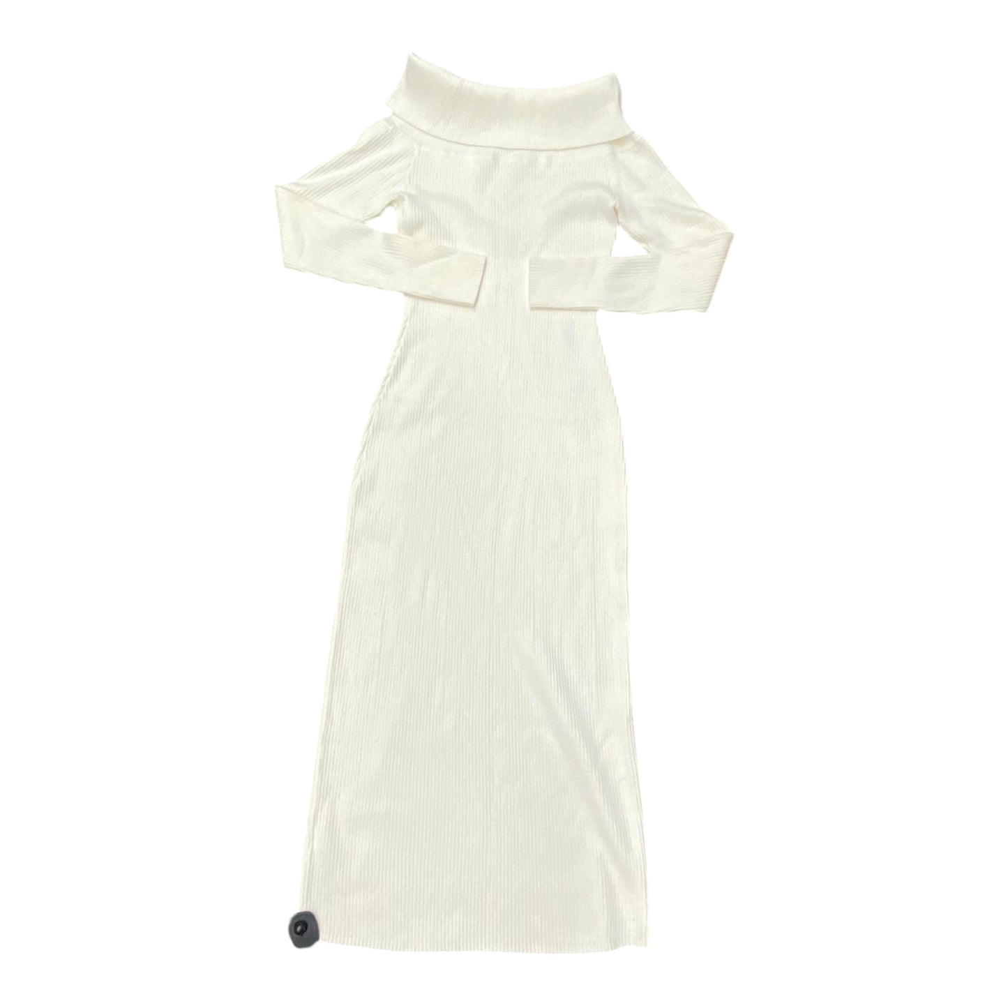 Dress Sweater By Abercrombie And Fitch In Cream, Size:L