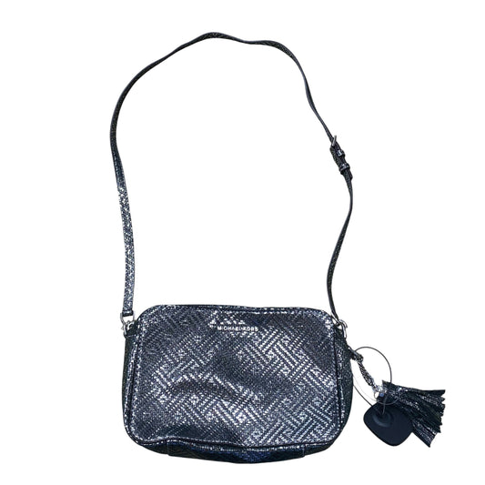 Handbag Designer By Michael Kors In Grey & Silver, Size:Medium
