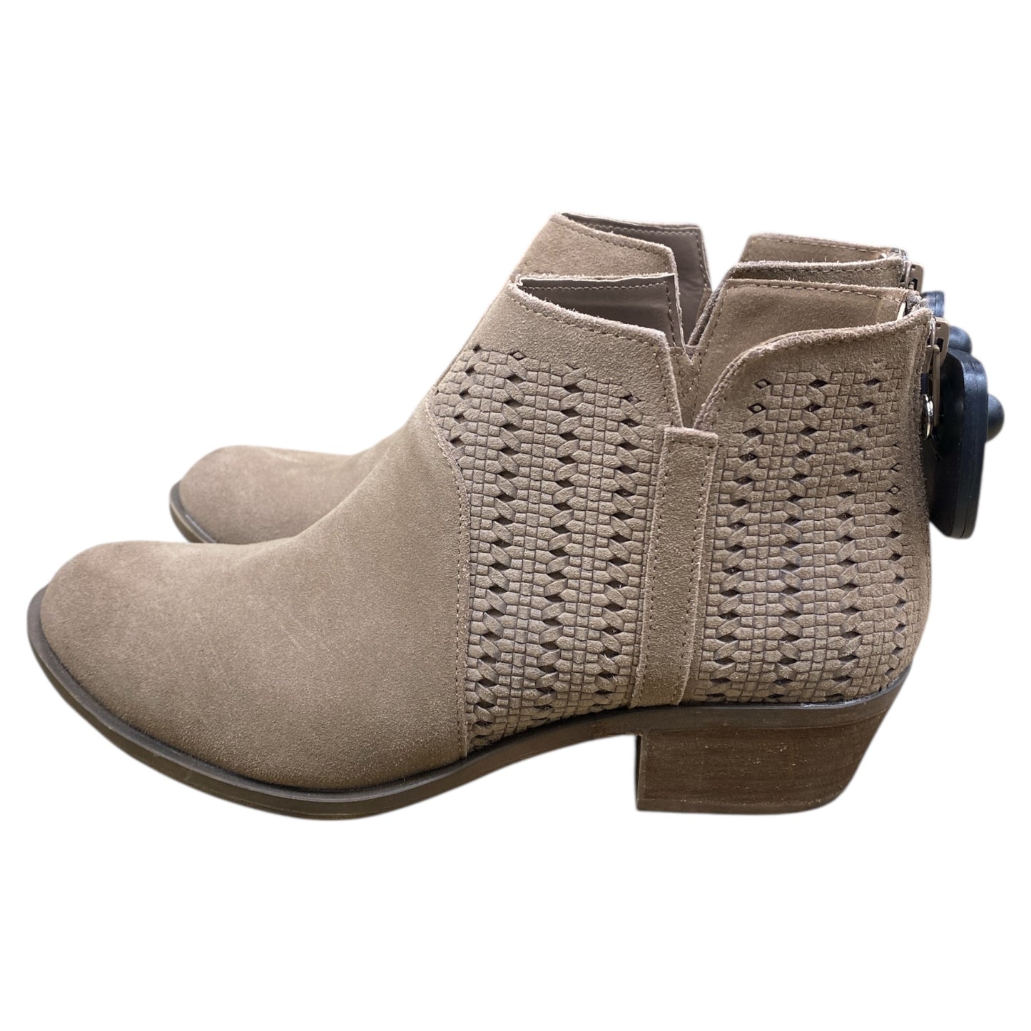 Boots Ankle Heels By Kensie In Brown, Size:8