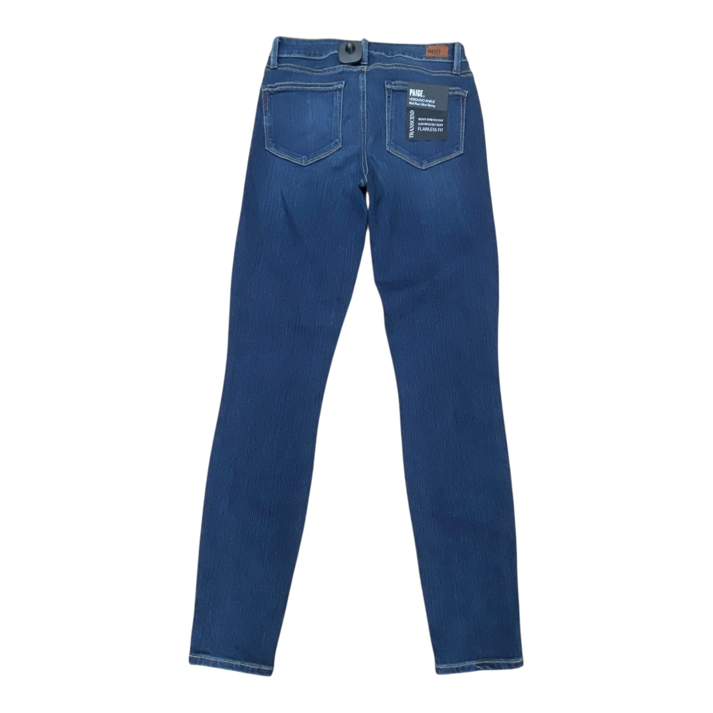 Jeans Skinny By Paige In Blue Denim, Size:4
