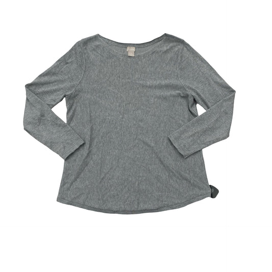 Sweater By Chicos In Grey, Size:L